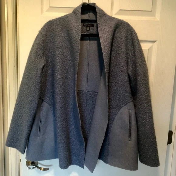 Parkhurst Belted Jacket Medium Slate Blue - Picture 5 of 7